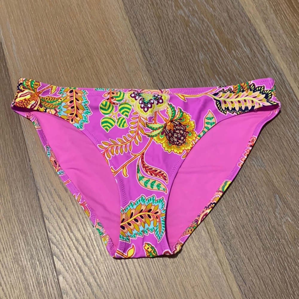 Aerie real good floral print bikini bottoms